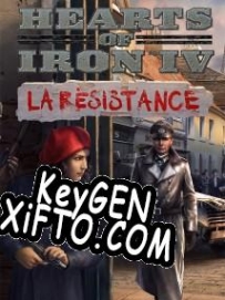 Генератор ключей (keygen)  Hearts of Iron 4: La Resistance