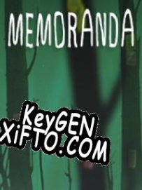 Бесплатный ключ для Memoranda