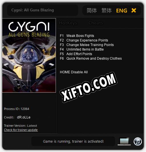 Cygni: All Guns Blazing: Читы, Трейнер +6 [dR.oLLe]