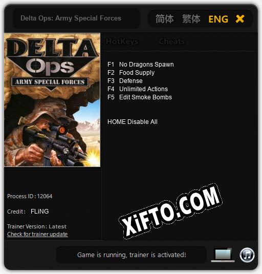 Delta Ops: Army Special Forces: ТРЕЙНЕР И ЧИТЫ (V1.0.87)