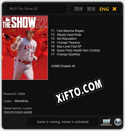 MLB The Show 22: ТРЕЙНЕР И ЧИТЫ (V1.0.28)