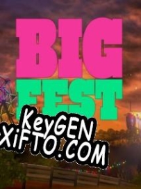 Регистрационный ключ к игре  Big Fest