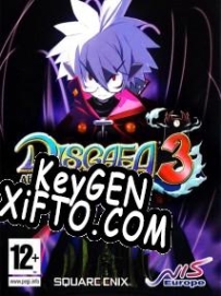 CD Key генератор для  Disgaea 3: Absence of Justice