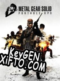 Генератор ключей (keygen)  Metal Gear Solid: Portable Ops
