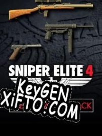 Генератор ключей (keygen)  Sniper Elite 4: Silent Warfare Weapons Pack