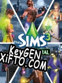 Генератор ключей (keygen)  The Sims 3: Supernatural