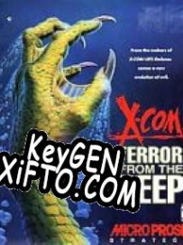 Регистрационный ключ к игре  X-COM: Terror from the Deep