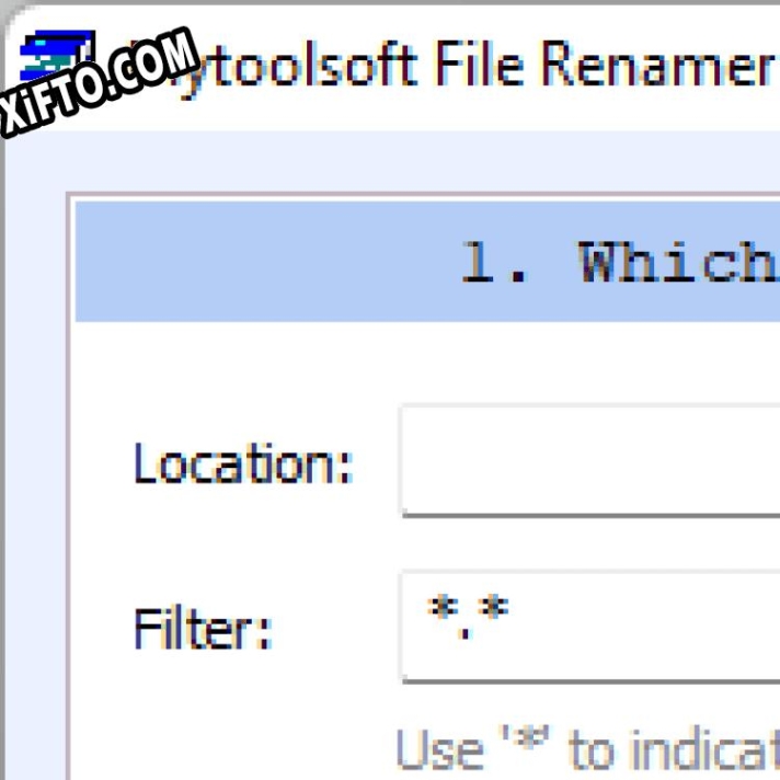 Ключ активации для Mytoolsoft FileRenamer