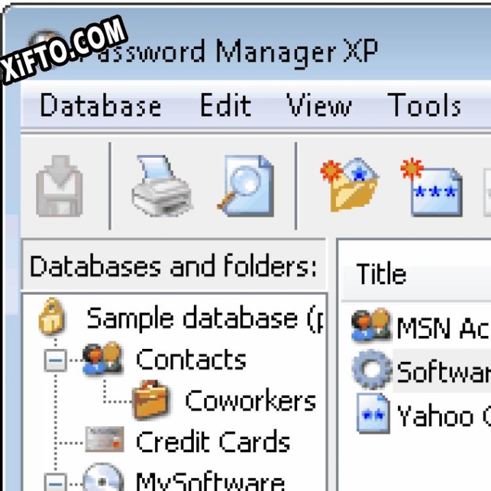 Password Manager XP генератор серийного номера