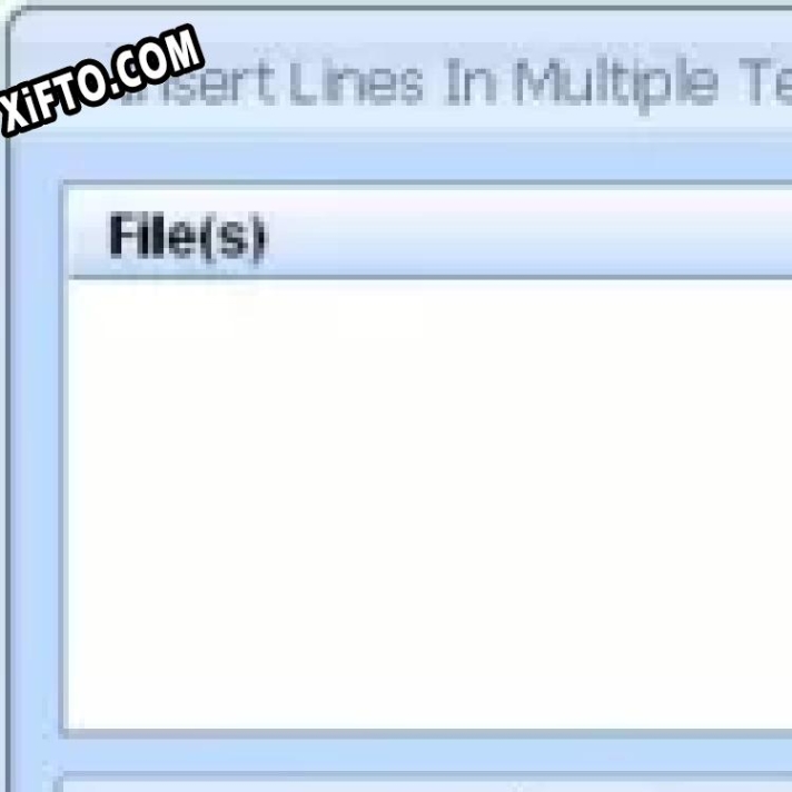 Русификатор для Insert Lines In Multiple Text Files