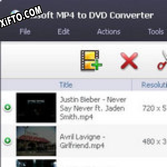 Русификатор для Xilisoft MP4 to DVD Converter