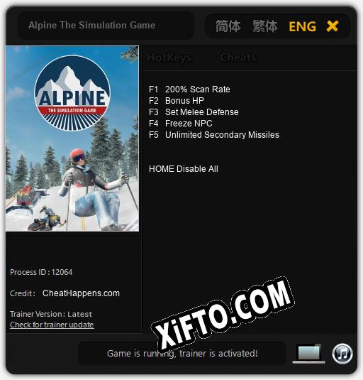 Alpine The Simulation Game: Читы, Трейнер +5 [CheatHappens.com]