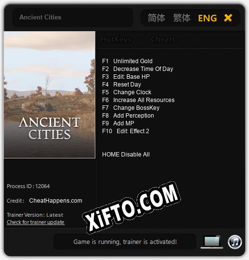 Ancient Cities: Читы, Трейнер +10 [CheatHappens.com]