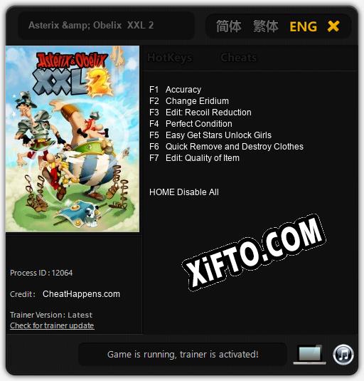 Asterix & Obelix  XXL 2: Читы, Трейнер +7 [CheatHappens.com]