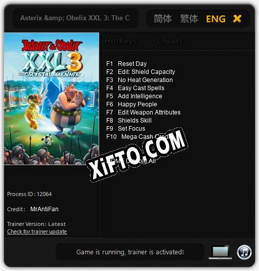 Asterix & Obelix XXL 3: The Crystal Menhir: Читы, Трейнер +10 [MrAntiFan]