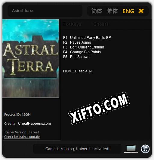 Astral Terra: Читы, Трейнер +5 [CheatHappens.com]