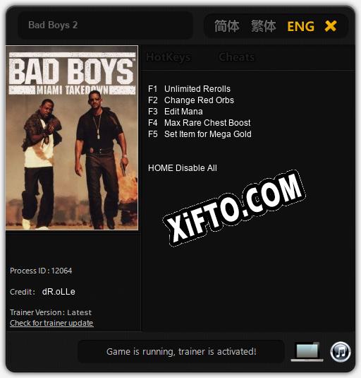 Bad Boys 2: Трейнер +5 [v1.5]