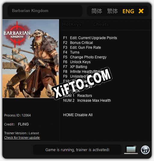 Barbarian Kingdom: Трейнер +14 [v1.5]