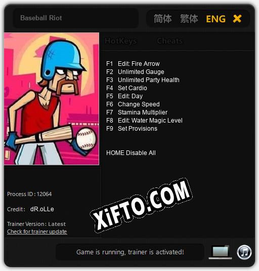 Baseball Riot: Трейнер +9 [v1.7]