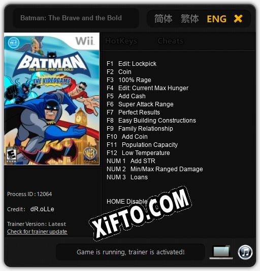 Batman: The Brave and the Bold: Читы, Трейнер +15 [dR.oLLe]