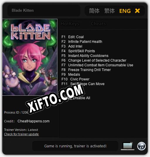 Blade Kitten: ТРЕЙНЕР И ЧИТЫ (V1.0.23)