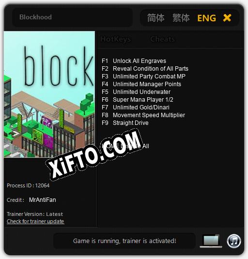 Трейнер для Blockhood [v1.0.2]