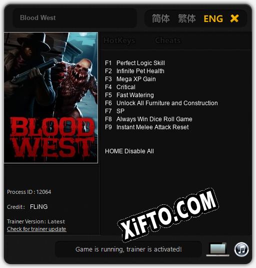 Blood West: Трейнер +9 [v1.6]