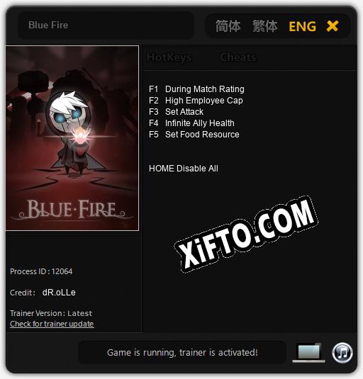 Blue Fire: Трейнер +5 [v1.5]