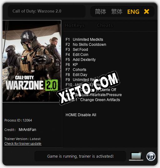 Call of Duty: Warzone 2.0: Трейнер +13 [v1.3]