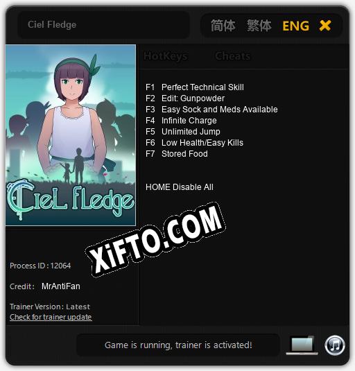 Ciel Fledge: Трейнер +7 [v1.8]