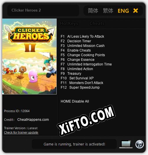 Clicker Heroes 2: ТРЕЙНЕР И ЧИТЫ (V1.0.33)