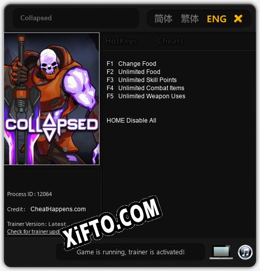 Collapsed: Трейнер +5 [v1.7]