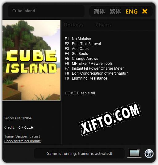 Cube Island: ТРЕЙНЕР И ЧИТЫ (V1.0.58)