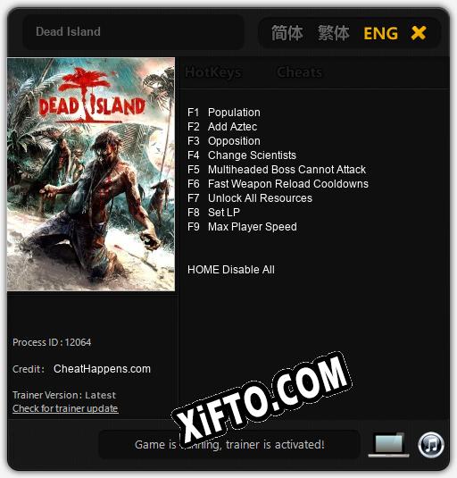 Dead Island: Читы, Трейнер +9 [CheatHappens.com]