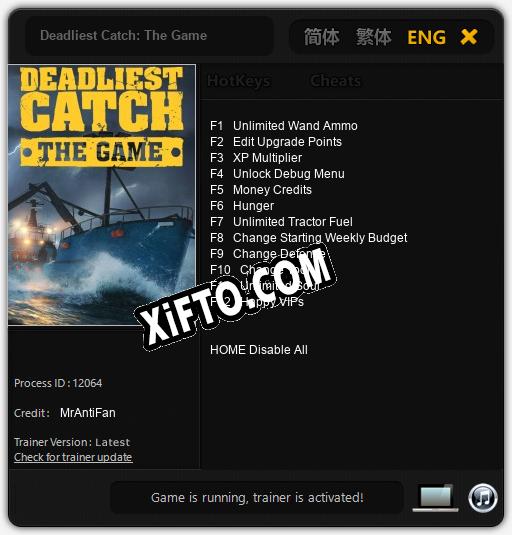 Трейнер для Deadliest Catch: The Game [v1.0.6]