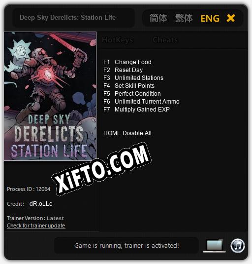 Deep Sky Derelicts: Station Life: ТРЕЙНЕР И ЧИТЫ (V1.0.27)