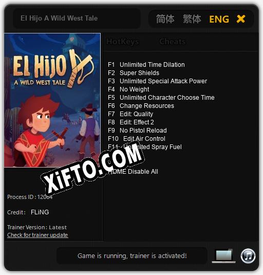 Трейнер для El Hijo A Wild West Tale [v1.0.3]