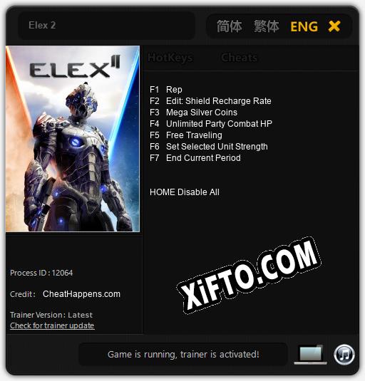 Elex 2: Читы, Трейнер +7 [CheatHappens.com]