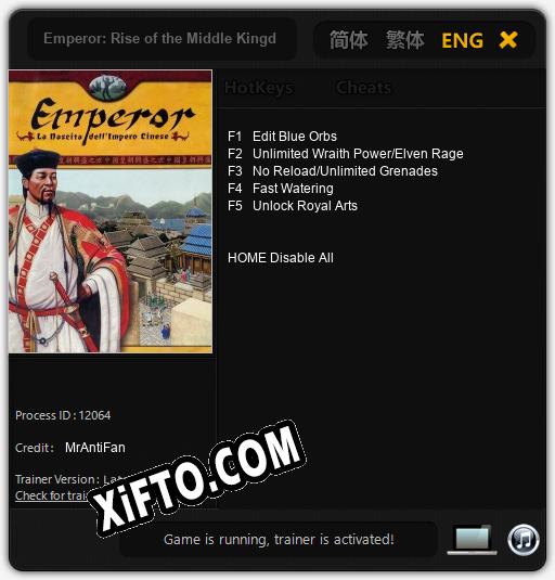 Emperor: Rise of the Middle Kingdom: ТРЕЙНЕР И ЧИТЫ (V1.0.68)