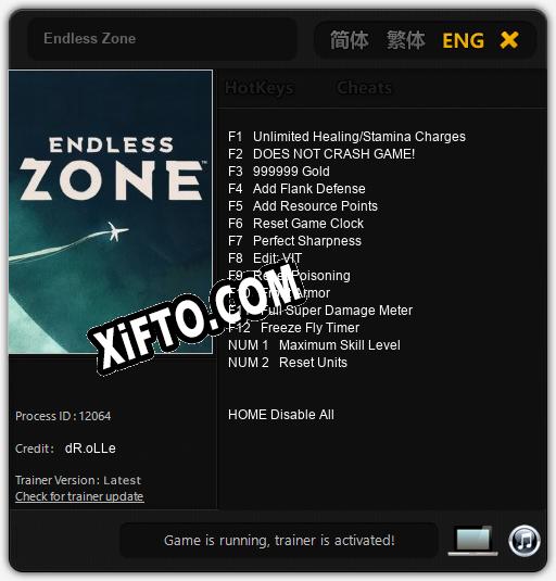 Endless Zone: Трейнер +14 [v1.5]