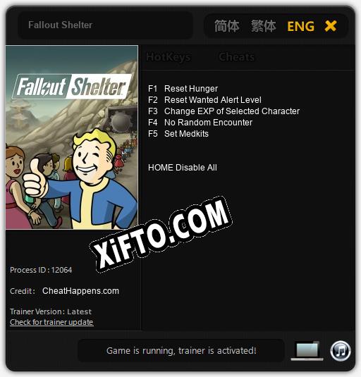 Fallout Shelter: Трейнер +5 [v1.3]