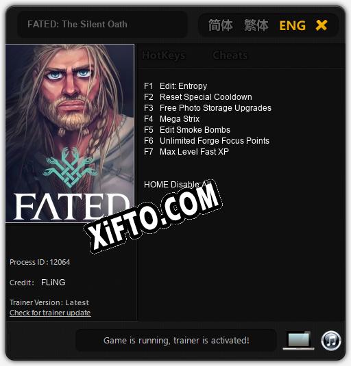 FATED: The Silent Oath: Трейнер +7 [v1.7]