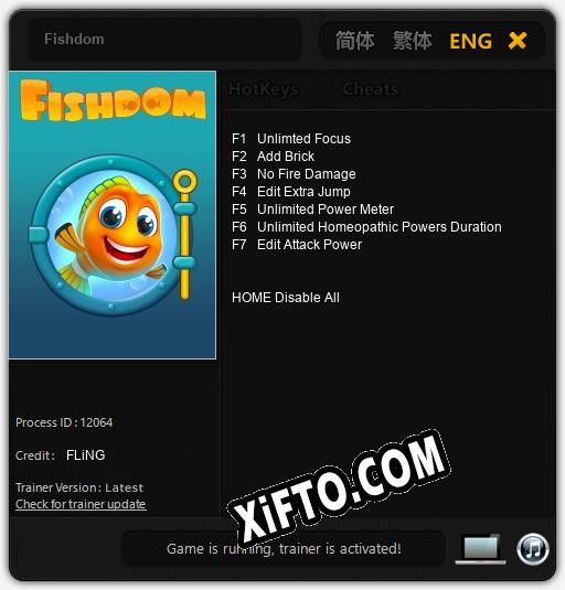 Fishdom: Трейнер +7 [v1.1]