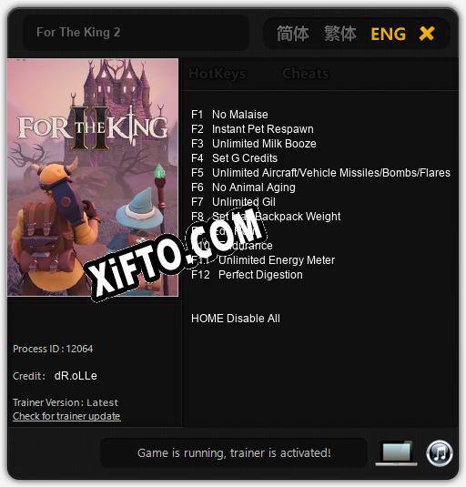 Трейнер для For The King 2 [v1.0.6]