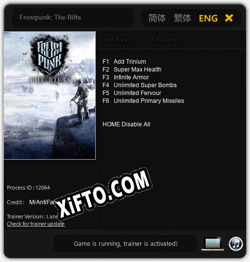 Frostpunk: The Rifts: ТРЕЙНЕР И ЧИТЫ (V1.0.99)