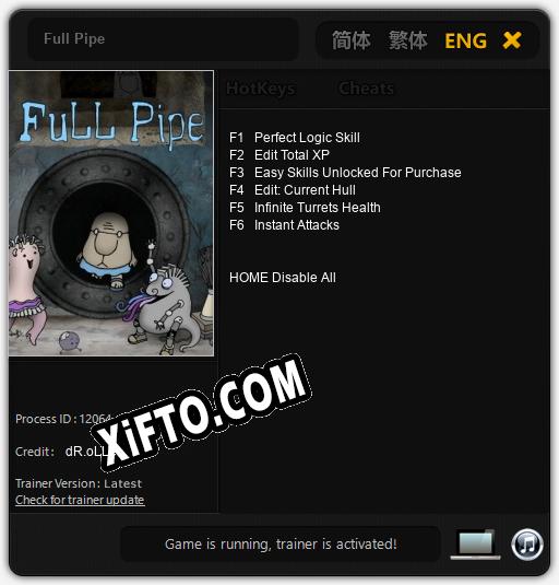 Трейнер для Full Pipe [v1.0.5]