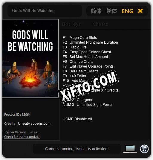 Gods Will Be Watching: Трейнер +15 [v1.2]