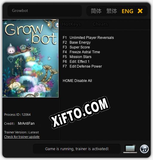 Трейнер для Growbot [v1.0.8]