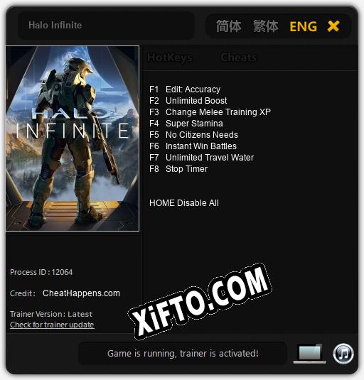 Halo Infinite: ТРЕЙНЕР И ЧИТЫ (V1.0.94)