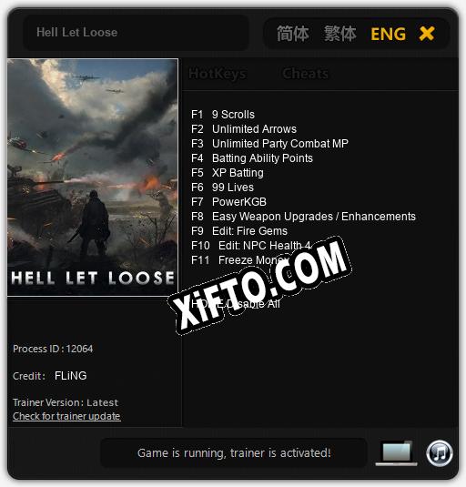 Hell Let Loose: Трейнер +11 [v1.9]